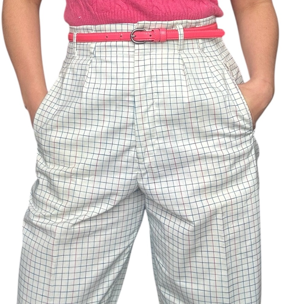 Palmettos Plaid Ankle Pants – Preppy Classic - Small